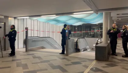 Tronditëse/ Emigranti kap me forcë të renë dhe e tërheq drejt shinave të metrosë, të dy humbin jetën pasi përplasen nga treni