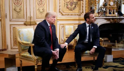 Trump tallet keq me Macron: Emmanuel, e njihni Emmanuel? (me theks francez) Refuzimi i tij ndaj meje zgjati 3.2 minuta