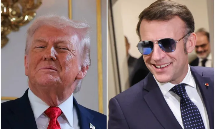 Trump tallet me Macron: Bën të fortin me ato syze dielli