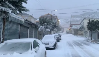 Ulen temperaturat, reshje të dendura dëbore në Dibër