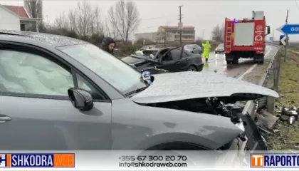 Ulet numri i aksidenteve në 2025- ën krahasuar me një vit më parë, Shkodra 105 me 144 të vdekur dhe të plagosur
