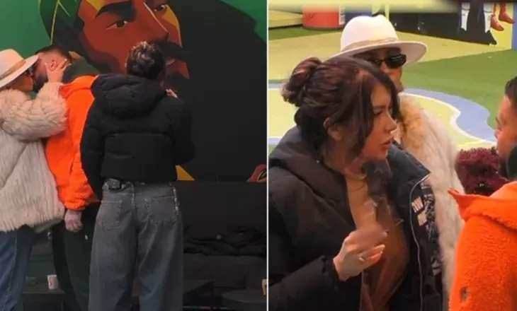 VIDEO/ Alba i drejtohet Limit teksa puthet me Dolcen para saj: Mos e bëj më, boll