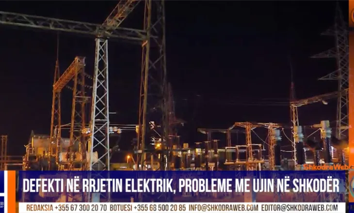 VIDEO – Defekti në rrjetin elektrik të furnizimit, probleme me ujin e pijshëm në një pjesë të Shkodrës…