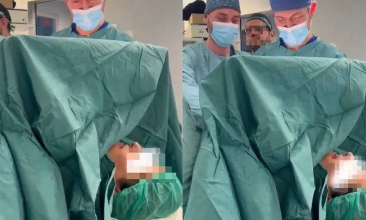 VIDEO/ Emocionuese në sallë, pacientja këndon gjatë operacionit  për heqjen e tumorit në gji