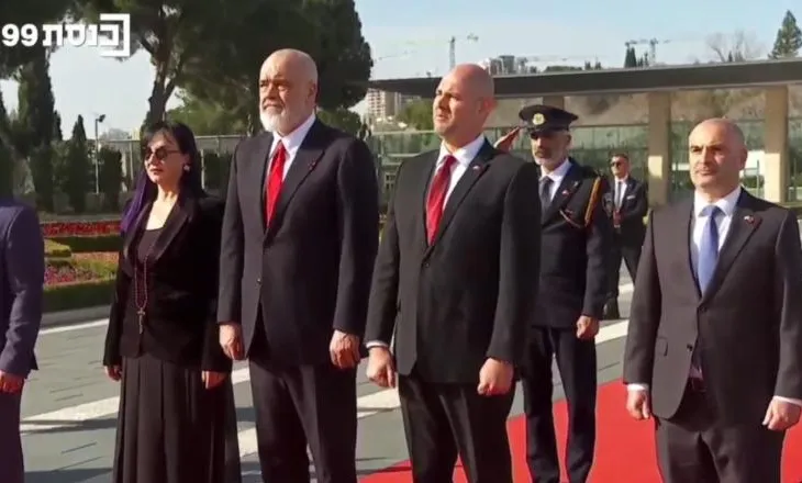 VIDEO-Kryeministri Rama në Knesset, pritje zyrtare nga kryeparlamentari i Izraelit, Ohana