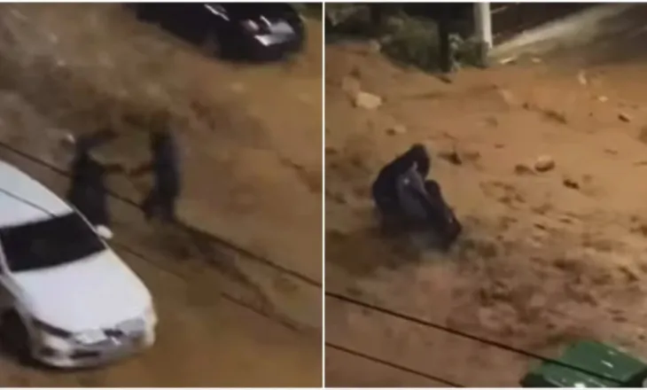 Video-lajm/ Përmbytje kaotike në Athinë, një grua shpëtohet në minutën e fundit nga rrebeshet në Ano Glyfada