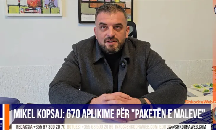 VIDEO – “Paketa e maleve”, deri tani kanë shprehur interes përmes aplikimit 670 subjekte të ndyshme
