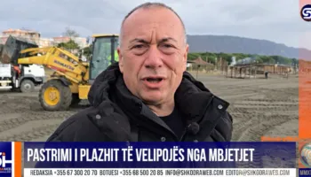 VIDEO – Pastrohet plazhi i Velipojës, 65 punonjës në terren nga derdhja e Bunës në Vilun…