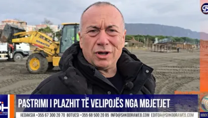 VIDEO – Pastrohet plazhi i Velipojës, 65 punonjës në terren nga derdhja e Bunës në Vilun…