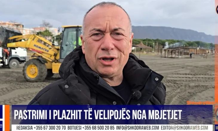 VIDEO – Pastrohet plazhi i Velipojës, 65 punonjës në terren nga derdhja e Bunës në Vilun…