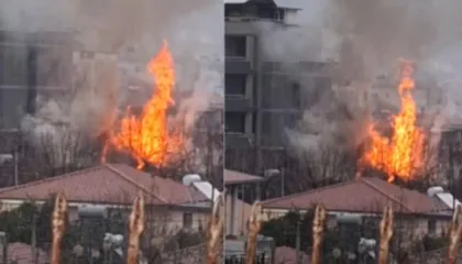 Video/ Përfshihen nga flakët dy banesa në Elbasan, ja si nisi zjarri
