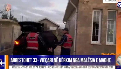 VIDEO – Prangoset 33- vjeçari nga Malësia e Madhe, ishte shpallur në kërkim me masë sigurie arrest me burg nga gjykata