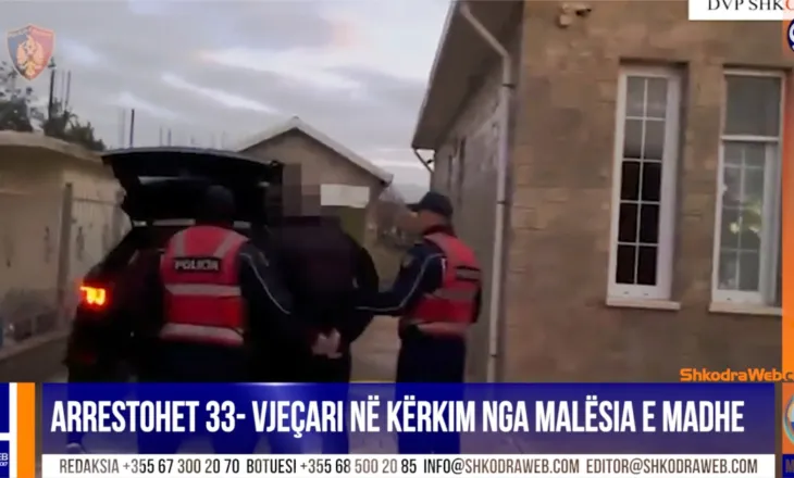 VIDEO – Prangoset 33- vjeçari nga Malësia e Madhe, ishte shpallur në kërkim me masë sigurie arrest me burg nga gjykata