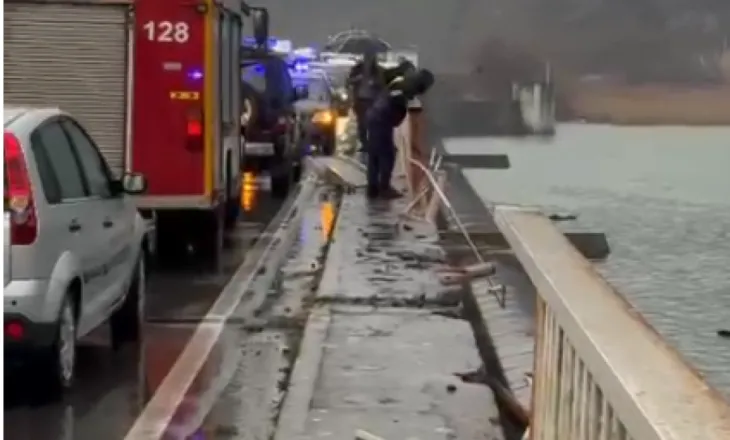 VIDEO/ Shkodër – Makina ‘fluturon’ nga ura e Spatharit në ujë, plagosen 3 persona
