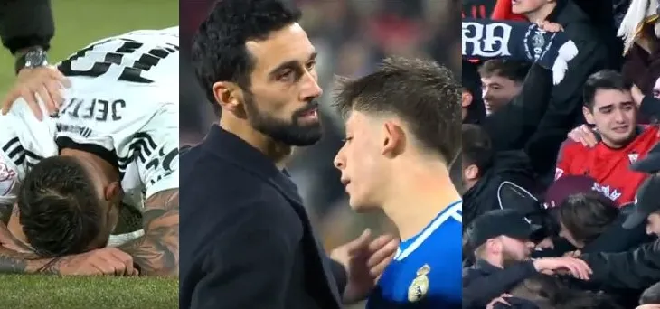 (VIDEO) Skena surreale në Estadio Carlos Belmonte: ekipi i kategorisë së dytë nuk u beson syve, shpërthejnë në lot lojtarë e tifozë. Arbeloa duket i shtangur