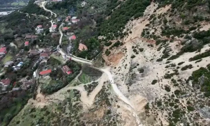 VIDEO- Vlorë, alarm në Bashaj dhe Matogjin: Rrëshqitja e tokës rrezikon banesat