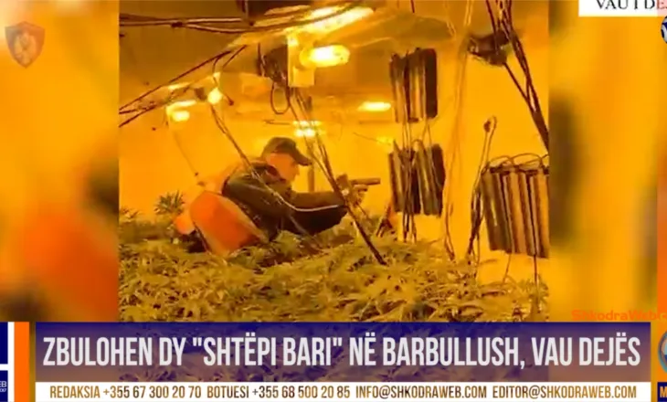 VIDEO – Zbulohen dy “shtëpi bari” në Barbullush, 1 i arrestuar, 3 të ndaluar dhe 4 në kërkim…