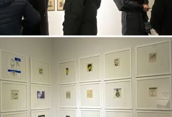 “Vija- vazhdimi i pikës”, ekspozita me vizatime nga Eshref Qahili, që lidh mendimin, emocionin dhe artin