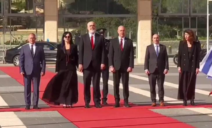Vizita në Izrael, kryeministri Rama pritet me ceremoni nga kryetari i parlamentit Amir Ohana