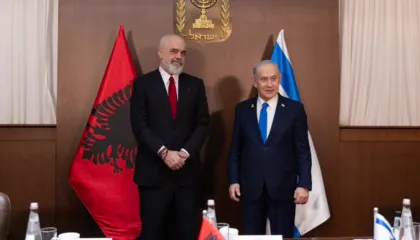 Vizita në Izrael, publikohen fotot: Edi Rama pritet nga kryeministri Netanyahu