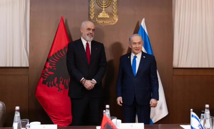 Vizita në Izrael, publikohen fotot: Edi Rama pritet nga kryeministri Netanyahu