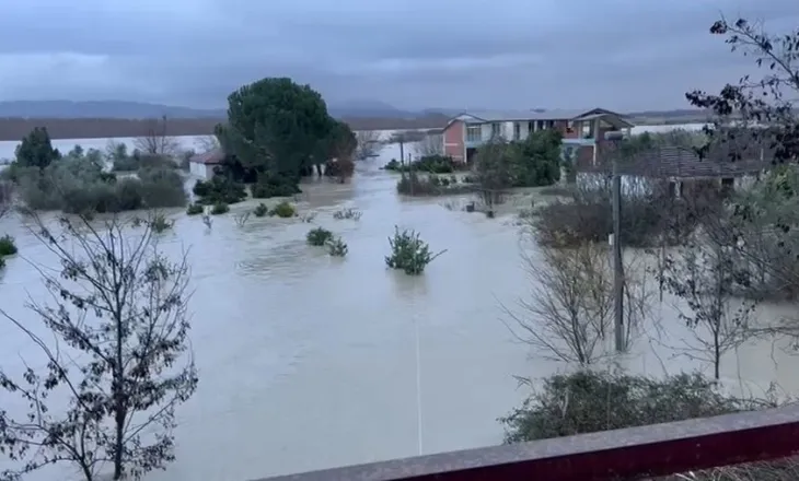 Vjosa arrin nivelin 9 metra, përmbyten rreth 200 hektarë tokë bujqësore