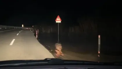Vjosa del nga shtrati/ Uji hyn edhe në autostradën Vlorë-Levan