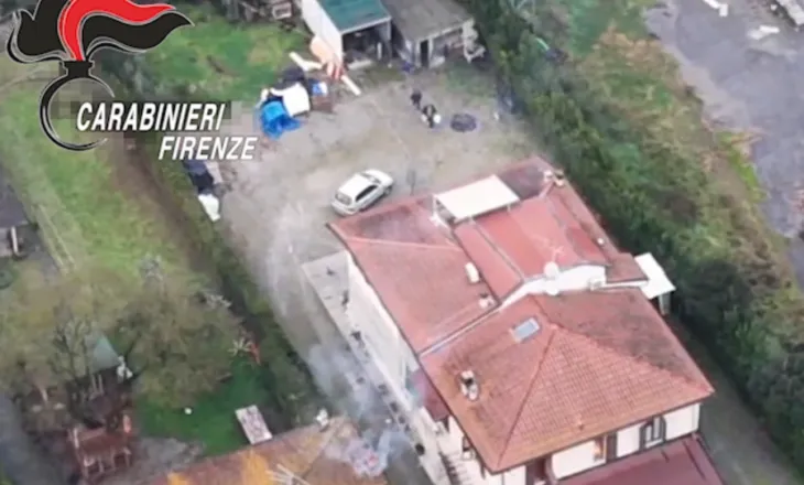 Zbulohet rafineri kokaine në banesën e një shqiptari në Firence, 4 persona në pranga