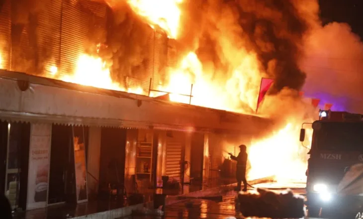 Zjarri te ish-uzina Dinamo, reagon policia: Dyshohet se ishte aksidental, flakët erdhën si pasojë e një shkëndije elektrike