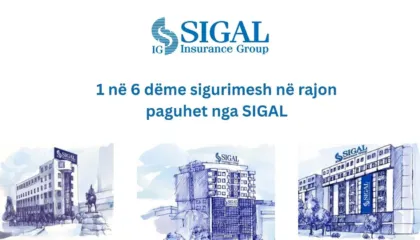 1 në 6 dëme sigurimesh në rajon paguhet nga SIGAL