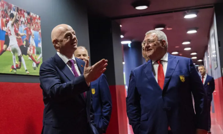 10 vite në krye të FIFA-s, Duka uron Xhani Infantinon: Një dekadë zhvillimi profesionalizmi global
