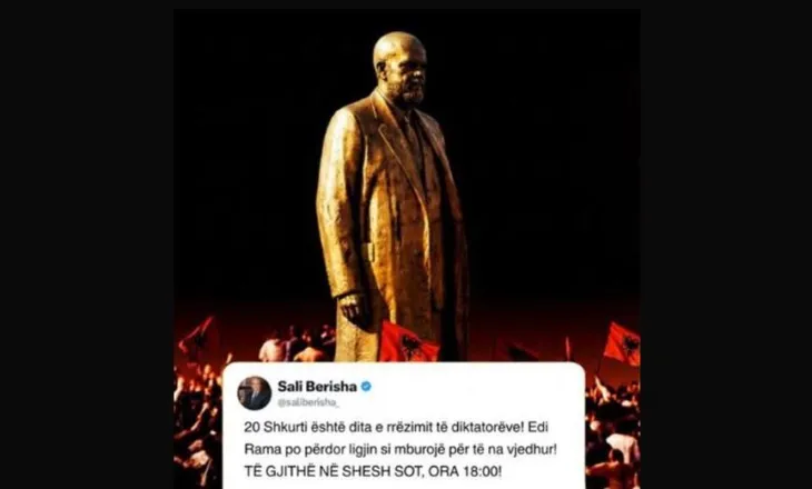 “20 shkurti, dita e rrëzimit të diktatorëve” Berisha dhe Noka: Të gjithë në shesh në orën 18:00