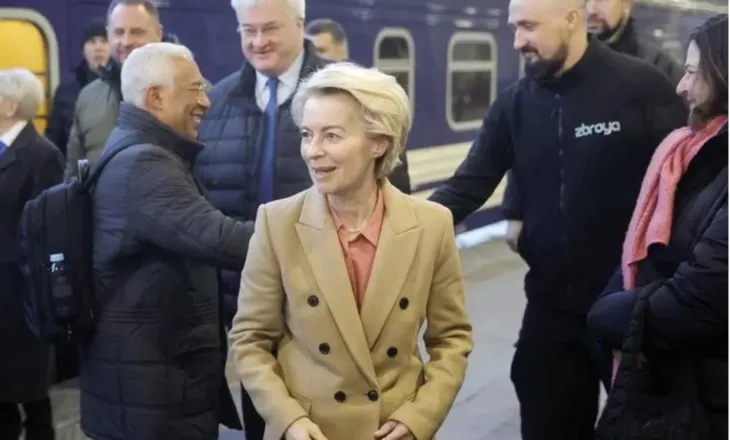 4 vite luftë, Von der Leyen në Kiev: Paqja do të vendoset sipas kushteve të Ukrainës