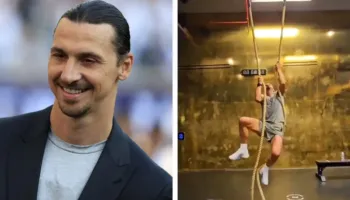 44 vjeç dhe i jashtëzakonshëm, Zlatan sfidon moshën me forcë fizike mbresëlënëse (video)