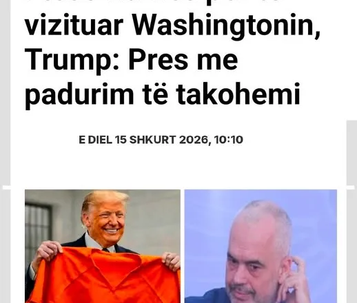 A ka Edi Rama ftesë në Bordin e Paqes, apo ja rrëmbeu Bajramit?