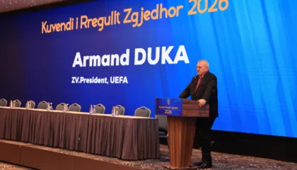 Ademi rizgjidhet në krye të FFK, Duka vlerëson progresin dhe zhvillimin e futbollit në Kosovë