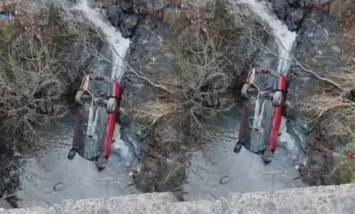 Aksident i rëndë në Burrel, makina bie nga ura e Ulzës në humnerë