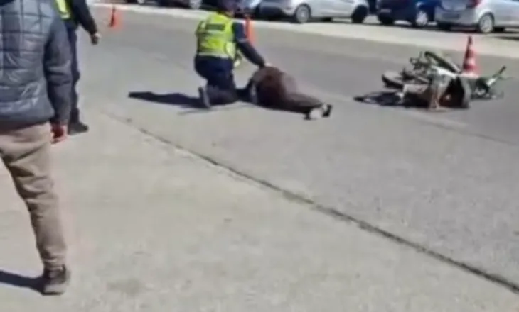 Aksident në aksin Levan-Fier, plagoset një person