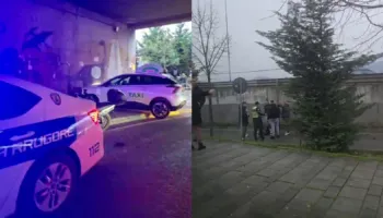 Aksident pranë Kopshtit Zoologjik në Tiranë, taksia përplas motomjetin