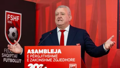 Armand Duka u zgjodh presidenti i FSHF-së, urimet vijnë nga Partizani dhe Vllaznia