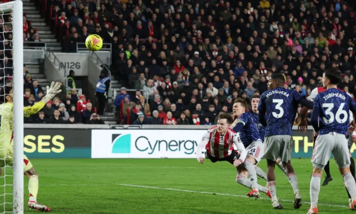 Arsenal i bën “gropën” vetes, lë pikë ndaj Brentford dhe vë në rrezik vendin e parë (video)