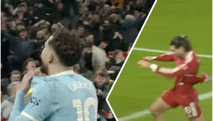 Arsyeja e çuditshme pse u anullua goli i Rayan Cherki në fund ndaj Liverpool-it (video)