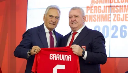 Asambleja e Zgjedhore e FSHF, i pranishëm kreu i FIGC, Gravina: Dita kur hidhen bazat për të ardhmen e futbollit shqiptar