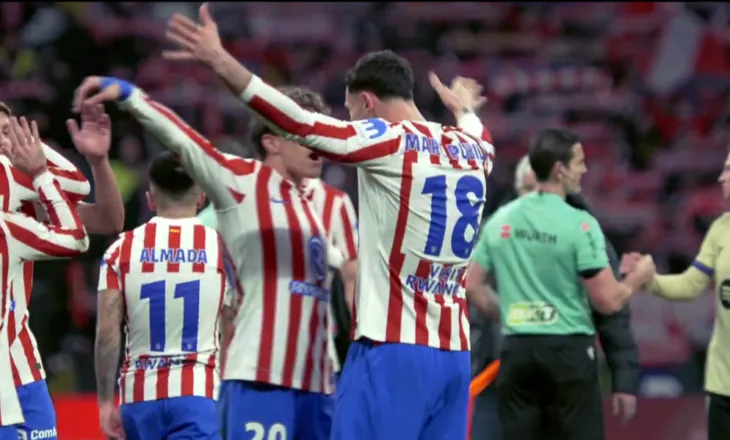 Atletiko e Madridit turpëron Barcelonën, 4 gola që e afrojnë me finalen e Kupës së Mbretit