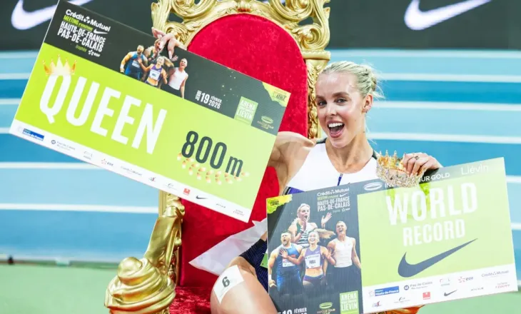Atletja britanike shkëlqen në sallat e mbyllura, vendos rekord botëror në 800m