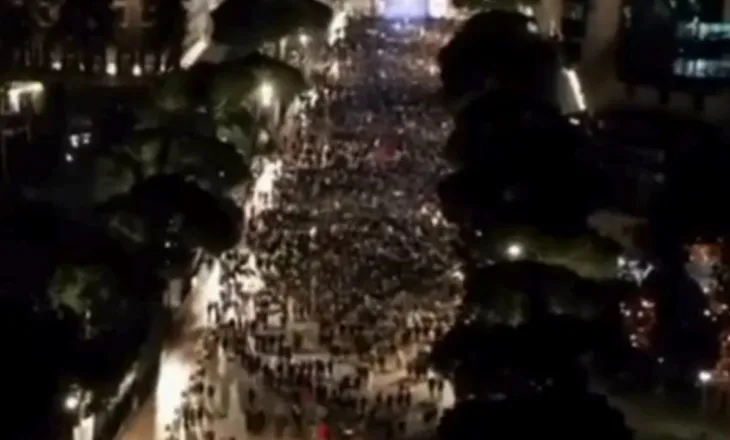 Balla nxjerr pamjet me dron nga protesta e opozitës: Kush godet policinë, godet shtetin