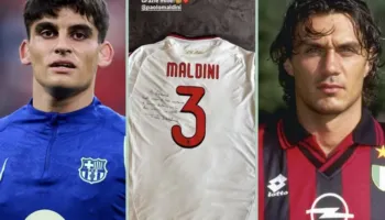 Barcelona “shijon Maldinin”, fanella e ish-kapitenit të Milanit si dhuratë për Gerard Martin