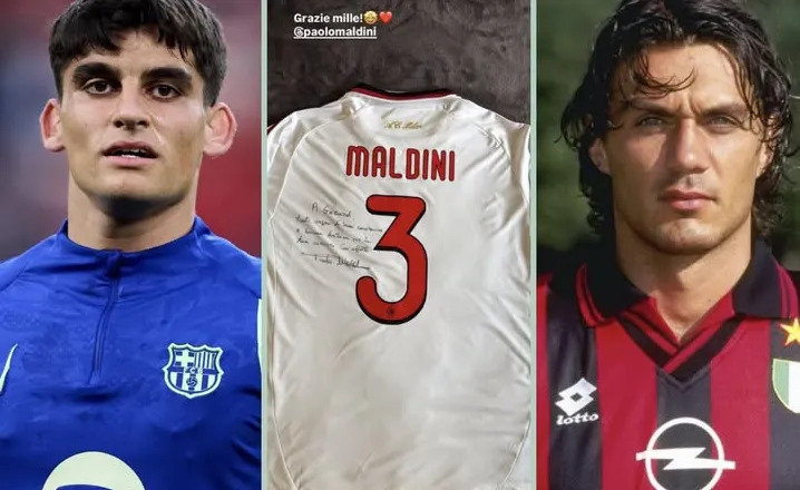 Barcelona “shijon Maldinin”, fanella e ish-kapitenit të Milanit si dhuratë për Gerard Martin