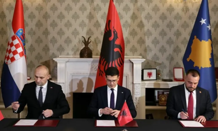 Bashkëpunimi në fushën e mbrojtjes, Kosova, Shqipëria dhe Kroacia takim trepalësh