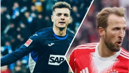 Bayern bën detyrën në transfertë, Asllani dhe Hoffenheim rigjejnë fitoren. Leverkusen kap Champions-in